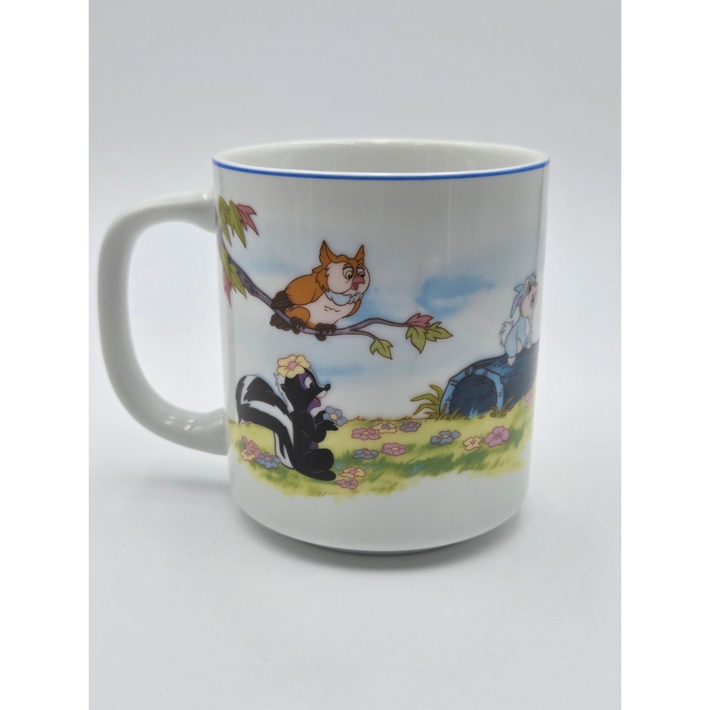 Vintage Disney Bambi Thumper Coffee Mug Disneyland Walt Disney World Japan - Picture 2 of 7